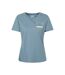 T-shirt Motif/style Imprimé Explore The Mountains Femme Bleu Mountain Warehouse-1