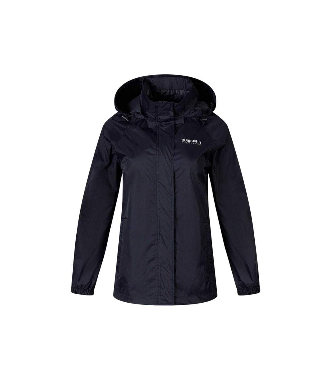 Veste Imperméable Motif/style Uni Femme Bleu Respect-2