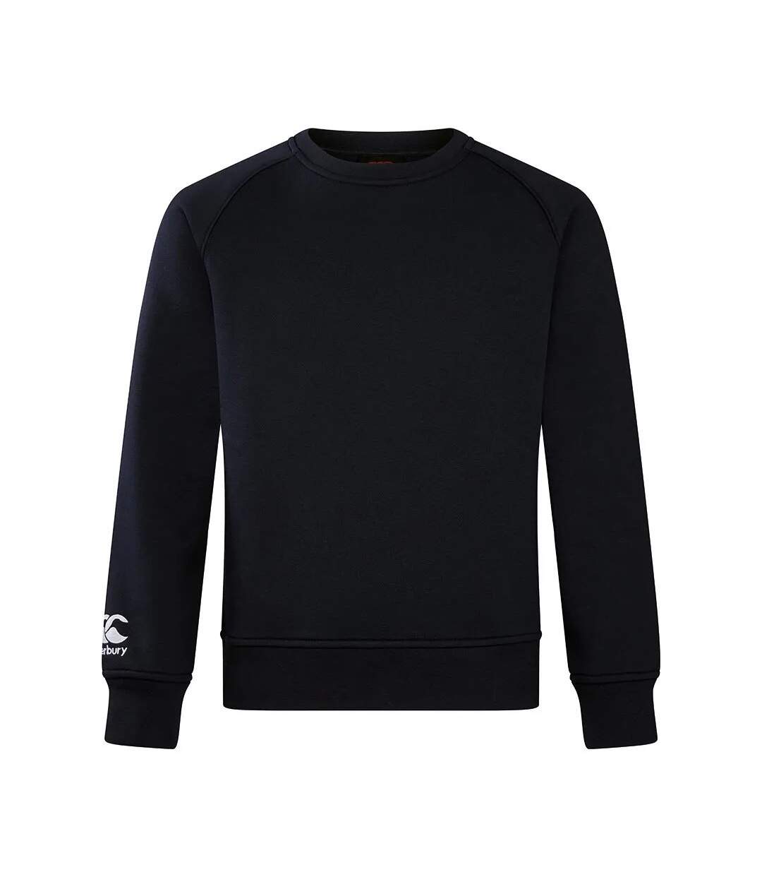 Mens Club Crew Neck Sweatshirt Black Canterbury-1