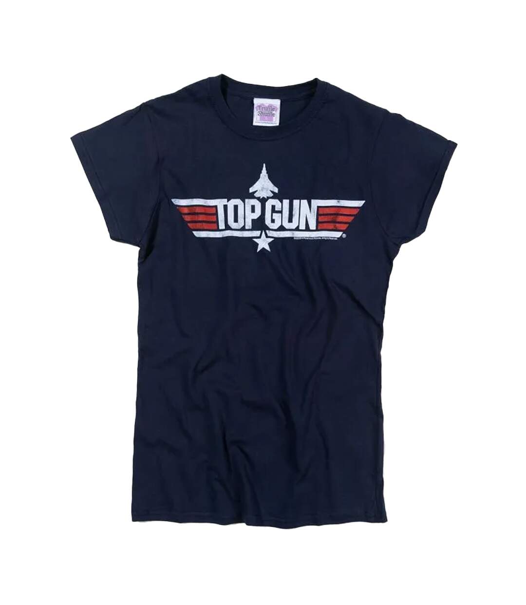 T-shirt Motif/style Imprimé Au Dos Charlie Femme Bleu Top Gun-2