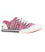 Womens/ladies Jazzin Aloe Stripe Pumps Multicoloured Rocket Dog-1