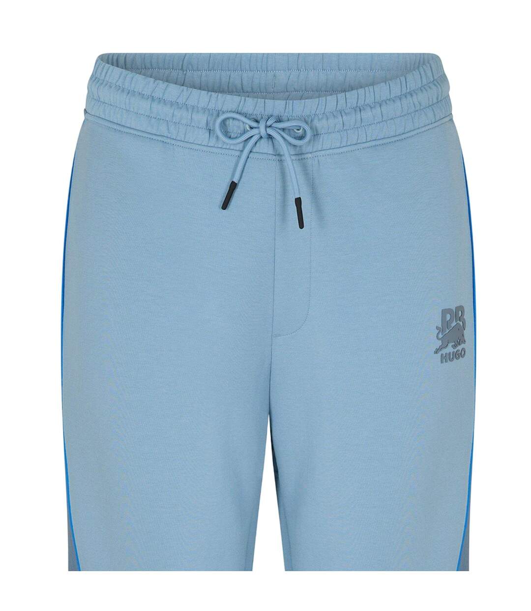 Mens Dinodie Woven Colour Block Joggers Medium Blue Hugo-3