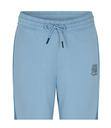 Mens Dinodie Woven Colour Block Joggers Medium Blue Hugo