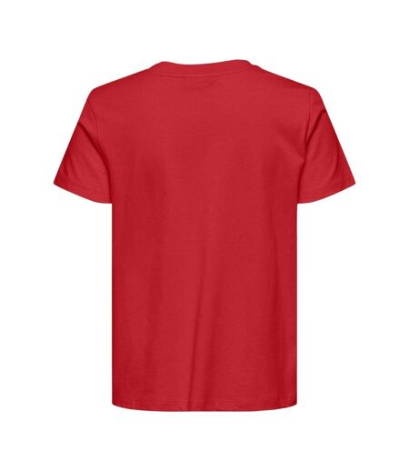 T-shirt rouge femme jdy selma - l