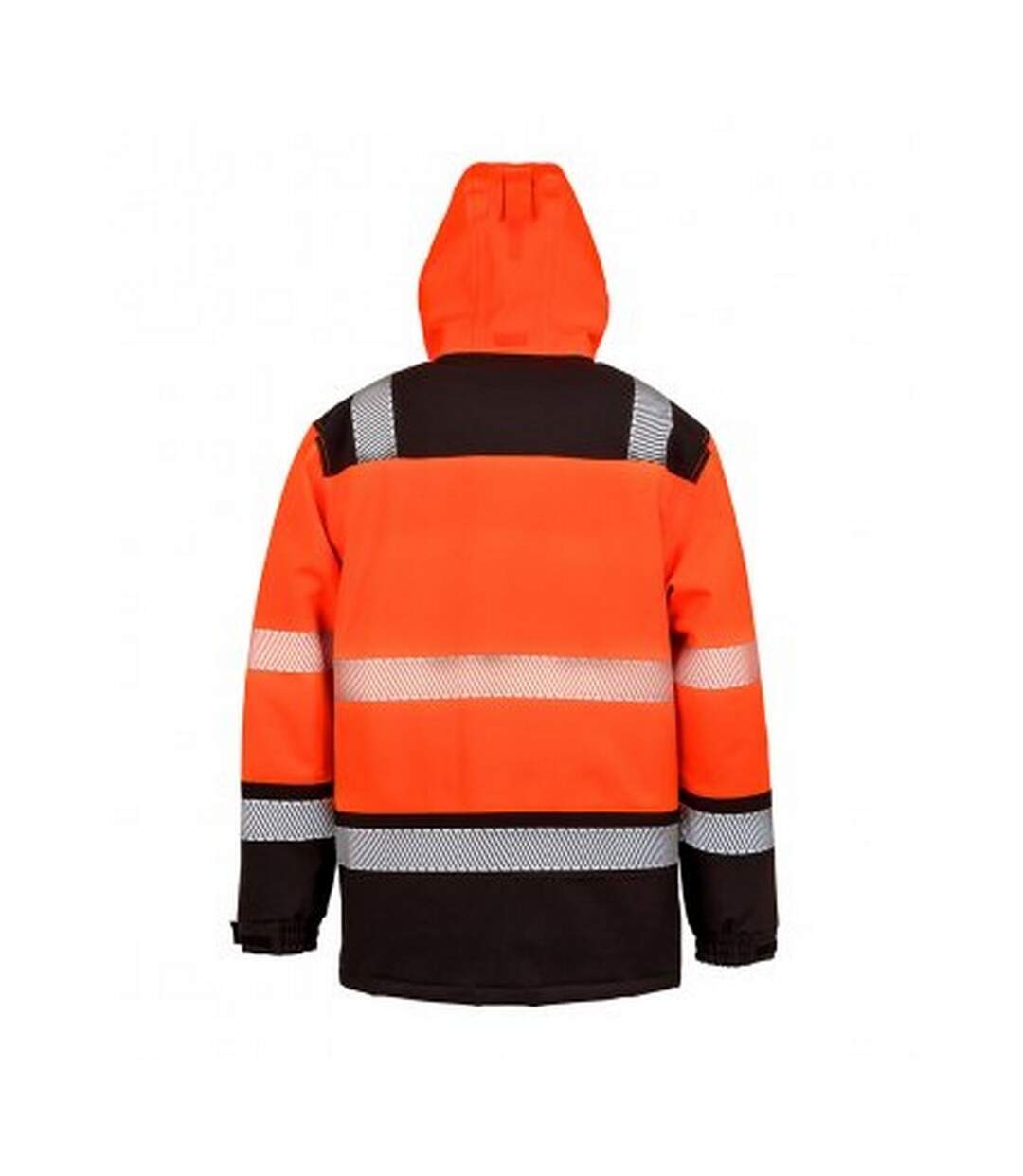 Veste softshell adulte orange fluo / noir SAFE-GUARD by Result