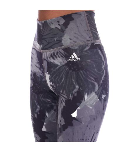 Legging Entraînement Style Floral Essentials Femme Gris Adidas