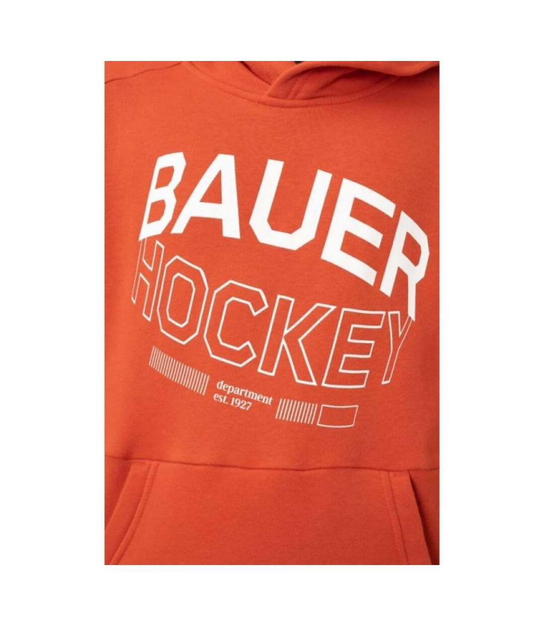 Childrens/kids Ultimate Hoodie Orange Bauer-3