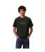 T-shirt Motif/style Monogramme Homme Vert Calvin Klein-1