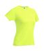 T-shirt Femme Jaune Fluo Starworld-2