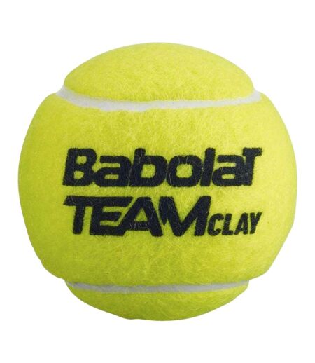 Balles De Tennis Terre Battue Team Taille Unique Jaune Babolat