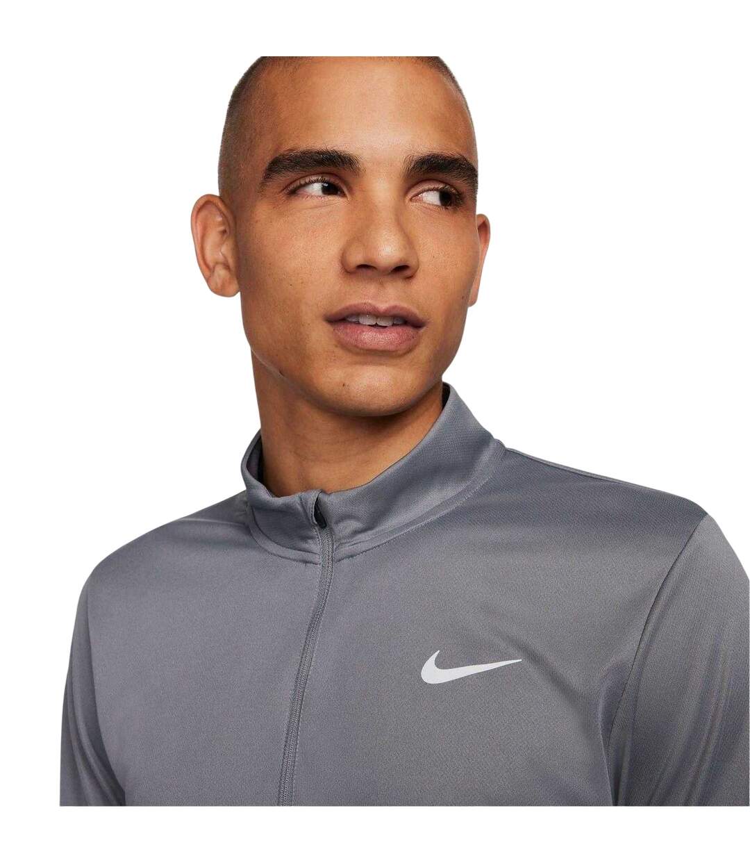 Haut Manches Longues Course À Pied Core Homme Gris Nike-4