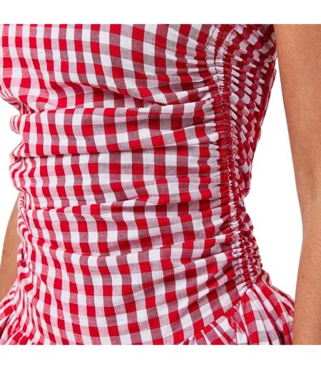 Womens/ladies Alexa Midi Dress Check AmyLynn