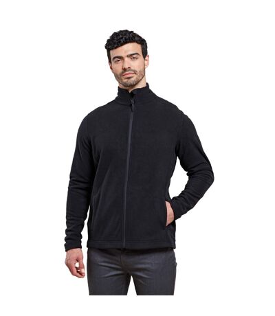 Mens Recyclight Microfleece Full Zip Jacket Black Premier