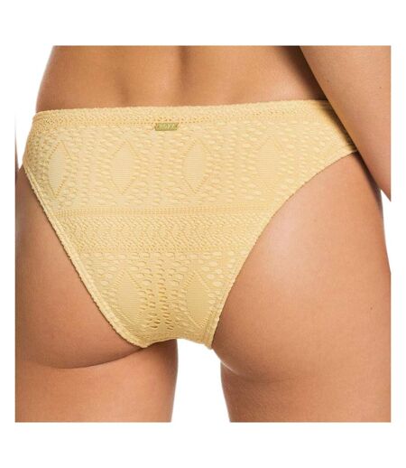 Bas de Bikini Jaune crochet Femme Roxy Sweet Wildness - M