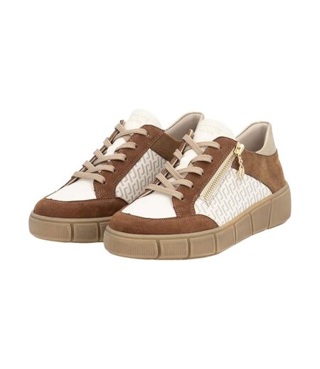 Basket Basse Cuir Remonte Microstretch