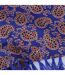 Écharpe Style Cachemire Two Taille Unique Bleu Luke 1977-2