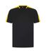 T-shirt Team Adulte Noir Jaune Or Finden & Hales-1
