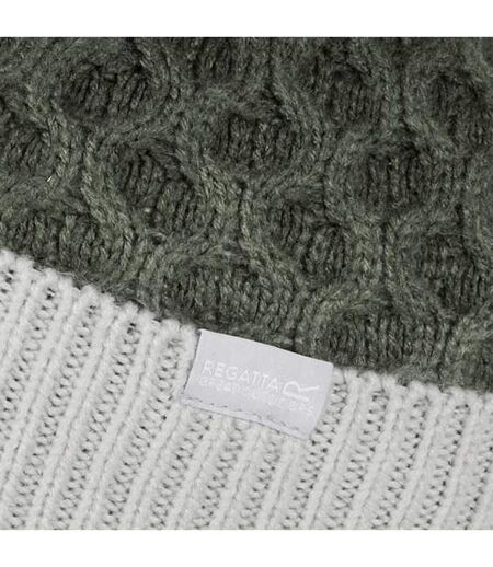 Bonnet Motif/style Ombré Frosty Femme Kaki Foncé Blanc Lunaire Regatta