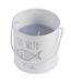 Bougie Parfumée en Métal Blue Wave 7cm Bleu Clair-1