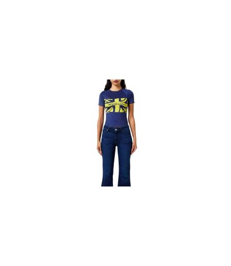 T-shirt Motif/style Union Jack Femme Bleu Marine Sinead Gorey