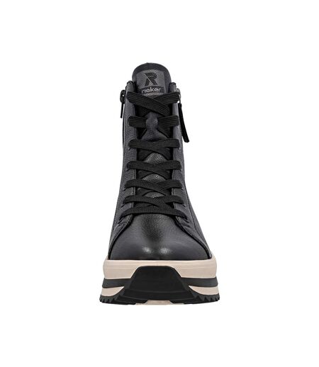 Basket Montante Cuir Rieker Castor