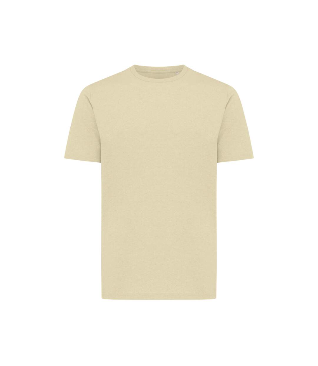 Unisex adult sierra recycled cotton lightweight t-shirt cream yellow Iqoniq-1