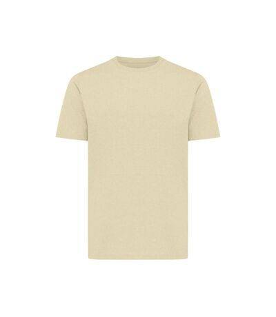Unisex adult sierra recycled cotton lightweight t-shirt cream yellow Iqoniq