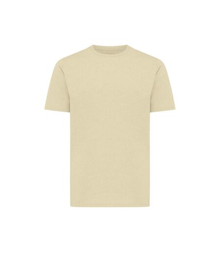 Unisex adult sierra recycled cotton lightweight t-shirt cream yellow Iqoniq