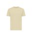 Unisex adult sierra recycled cotton lightweight t-shirt cream yellow Iqoniq-1