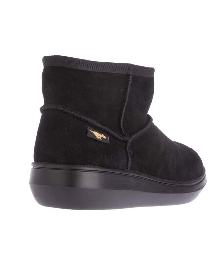 Womens/ladies sugar rush suede ankle boots black Rocket Dog