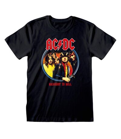 AC/DC Unisex Adult Highway To Hell T-Shirt (Black/Black)