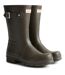 Unisex Adult Original Short Wellington Boots Chocolate Brown Hunter-1