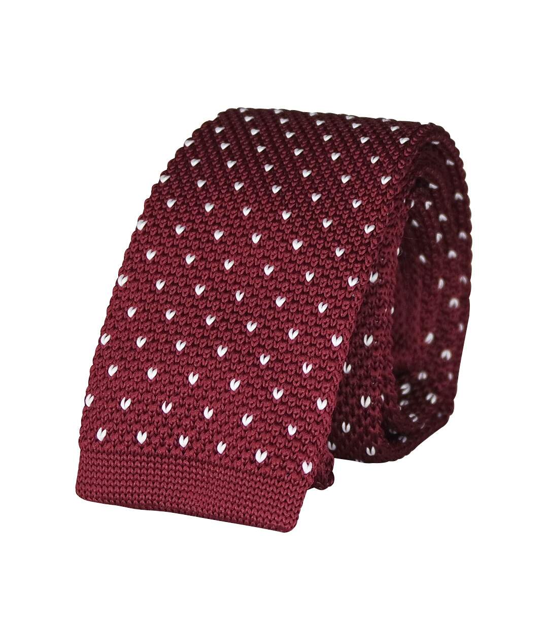 Cravate tricot à pois-2