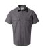 Craghoppers Mens Kiwi Short-Sleeved Shirt (Ombre Blue) - UTCG1606
