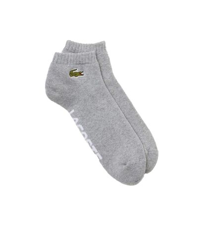 x1 paire de chaussettes grises mixte lacoste ra4184 - 39/42
