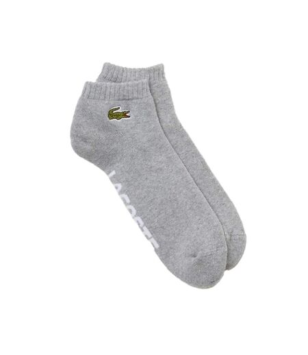 x1 paire de chaussettes grises mixte lacoste ra4184 - 39/42