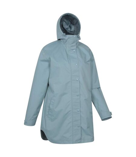 Womens/ladies riviera waterproof jacket pale green Mountain Warehouse