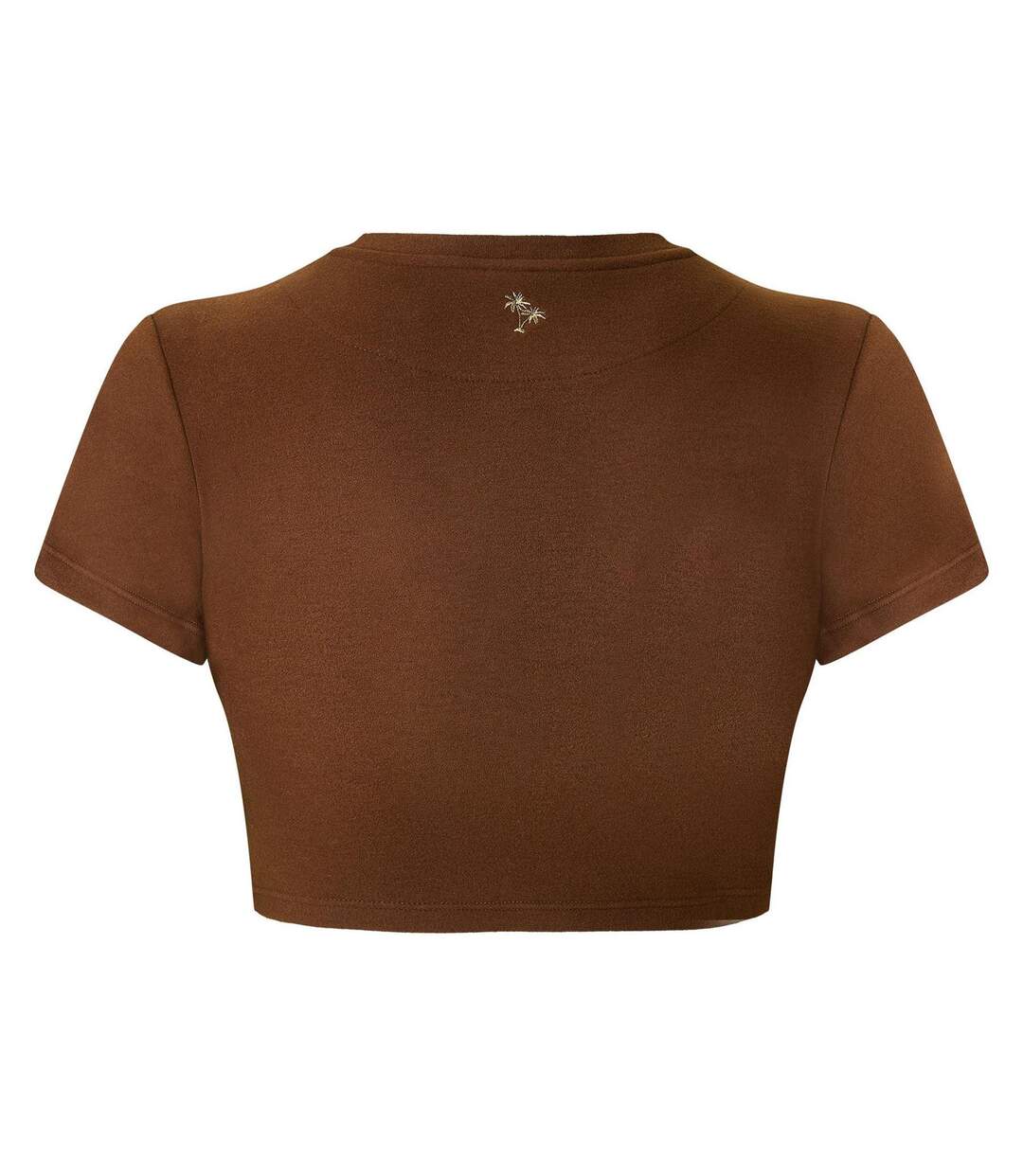 Haut Court Motif/style Uni Espresso Femme Marron Chocolat Grace Jacob-2