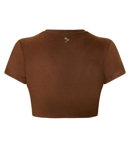 Haut Court Motif/style Uni Espresso Femme Marron Chocolat Grace Jacob