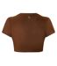 Haut Court Motif/style Uni Espresso Femme Marron Chocolat Grace Jacob-2
