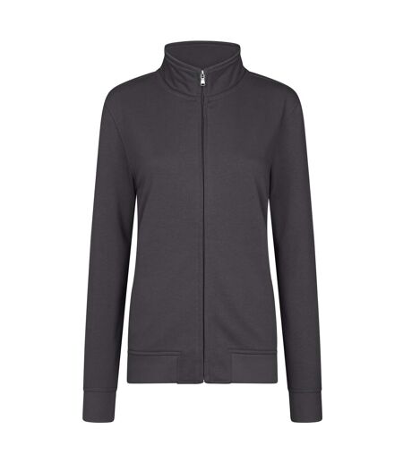 Veste De Survêtement Premium Femme Gris Foncé HRM