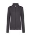 Veste De Survêtement Premium Femme Gris Foncé HRM-1