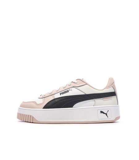 Baskets rose/blanches femme puma wns carina street