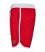 Short De Bain Motif/style Rétro Homme Rouge Feu Blanc Urban Classics-3