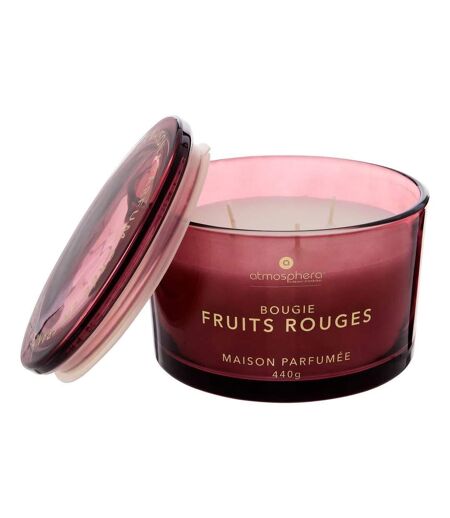Bougie Parfumée en Verre Glowy 440g Fruits Rouges