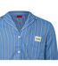 Haut De Pyjama Motif/style Logo Femme Bleu Hugo-3
