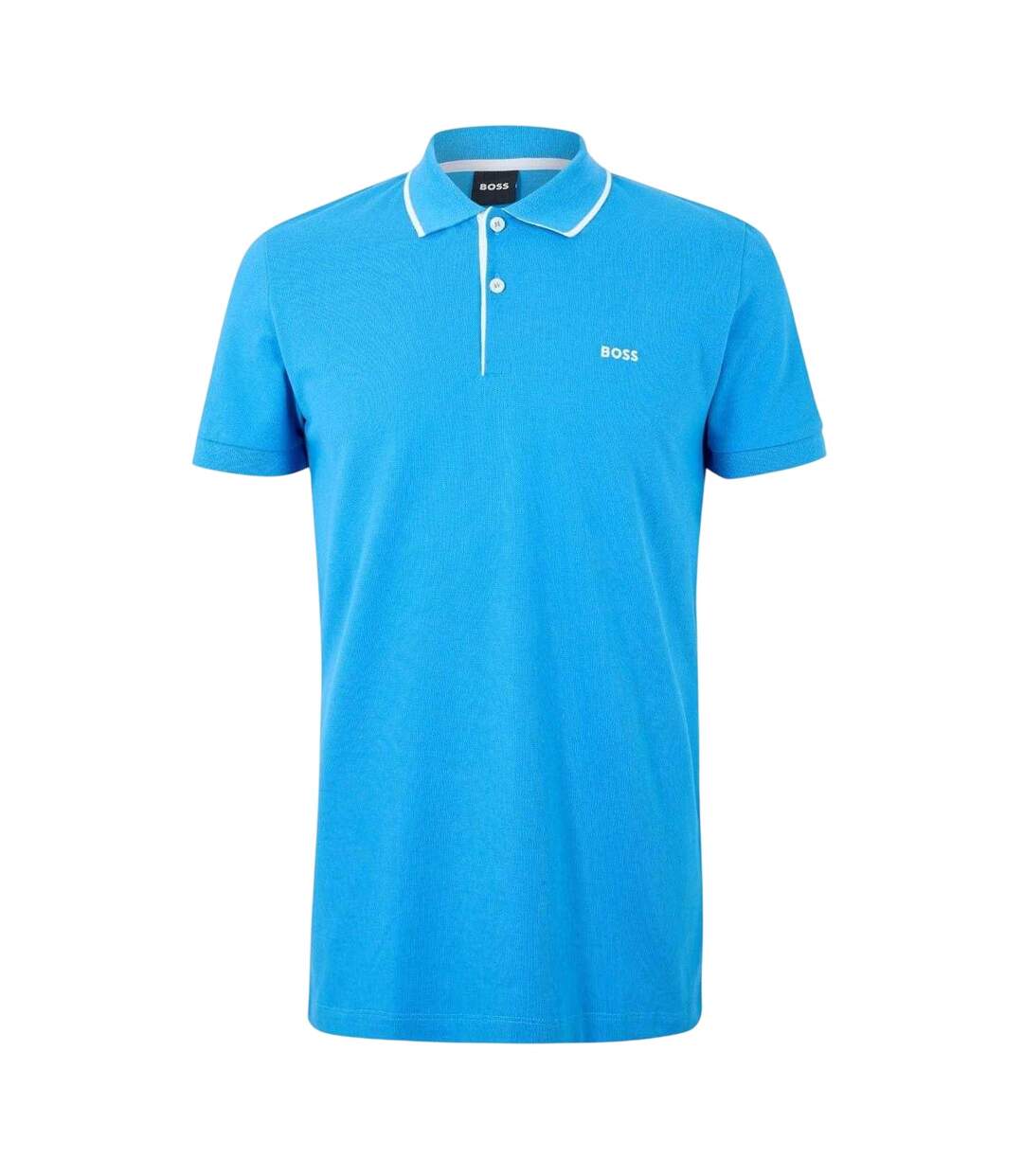 Polo Manches Courtes Firenze Homme Bleu Pastel Boss-1