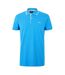 Polo Manches Courtes Firenze Homme Bleu Pastel Boss-1