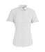 Brook Taverner Womens/Ladies Soave Short Sleeve Poplin Shirt (White) - UTPC2640