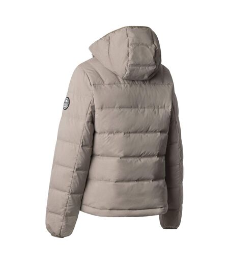 Womens/ladies Rollins Hooded Jacket Sand Trespass